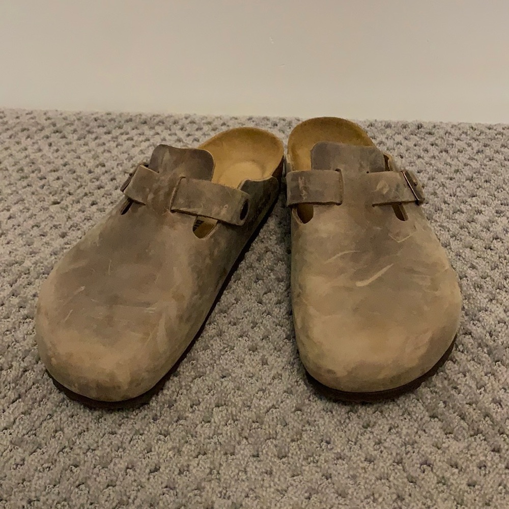 Birkenstock Boston clog oiled tobacco
